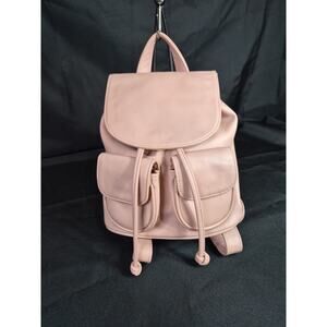 Pink Wild Fable Faux Leather Flap Backpack Never Used. Mini